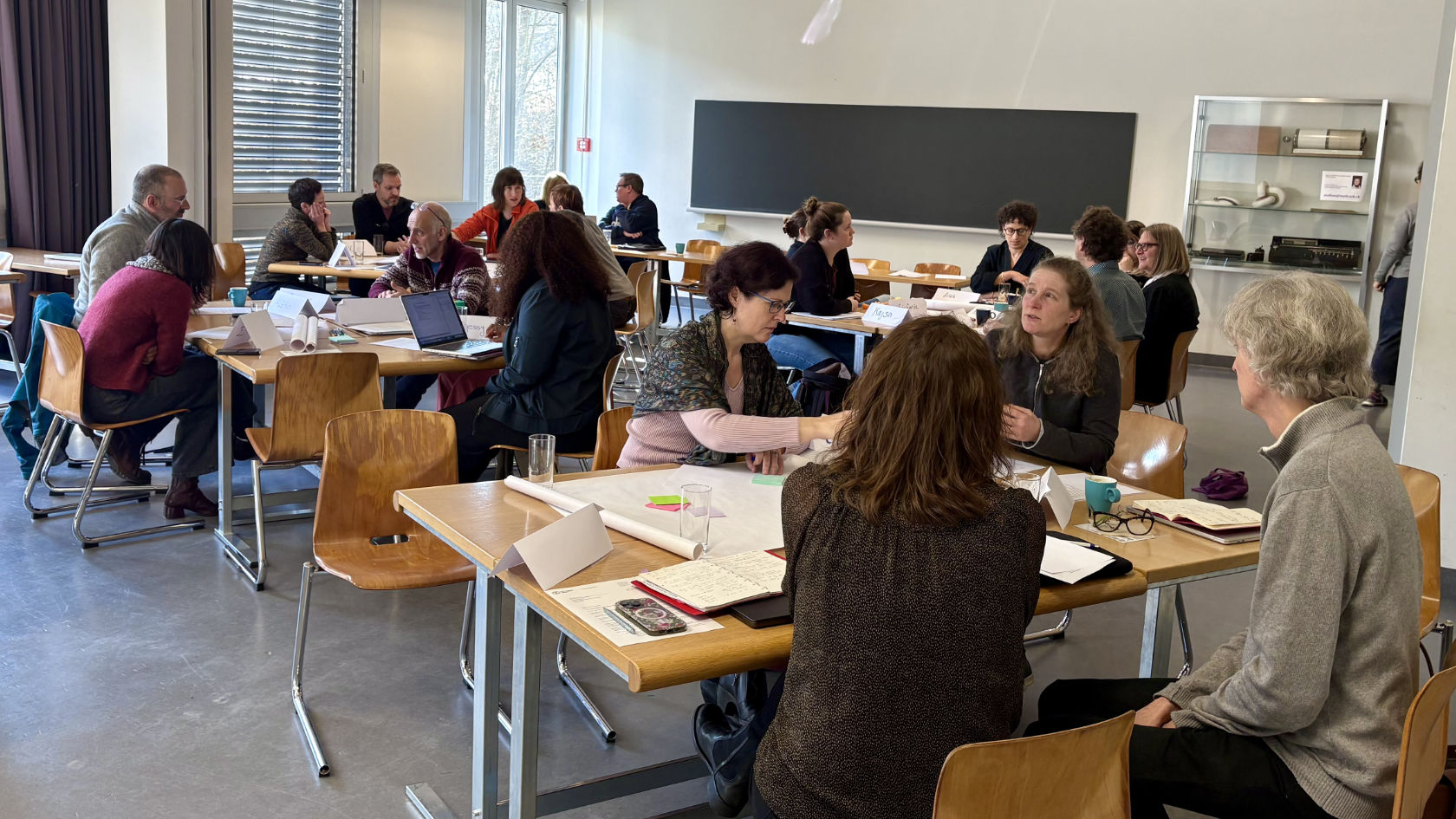 Representatives from the 14 MNF institutes are attending workshops led by Athena Swan experts