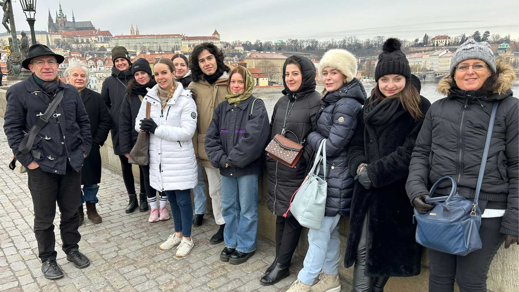 Group photo in Prague