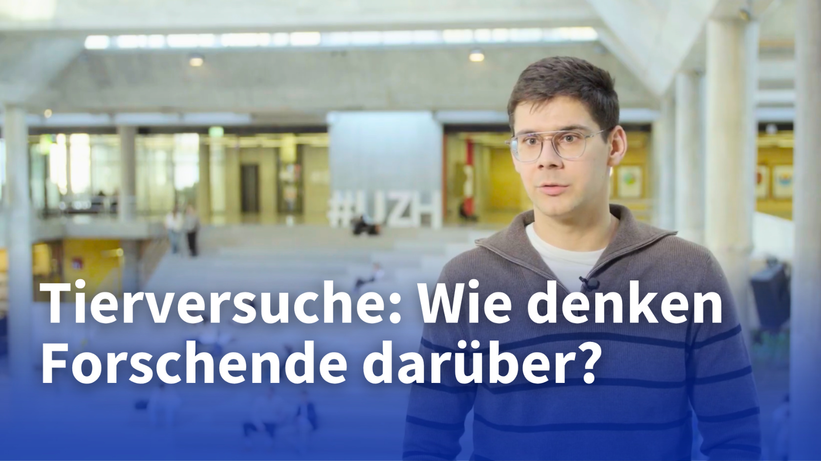 Screenshot eines der fünf Videos zu Tierversuchen