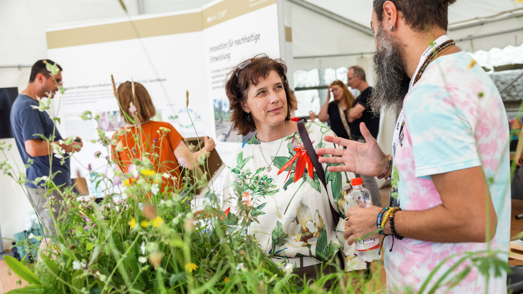 Ausstellungsstand zu Biodiversität