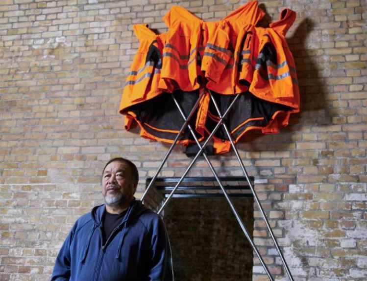 Ai Weiwei, Safety Jackets Zipped the Other Way, 2020, Sigg Collection, Mauensee. © Ai Weiwei